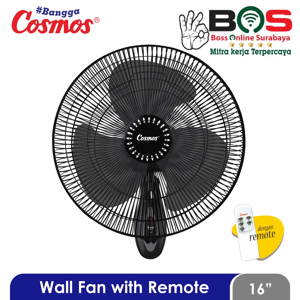 Kipas Angin Tembok Kipas Angin Dinding Cosmos 16-WFGR 16 WFGR Cosmos Wall Fan