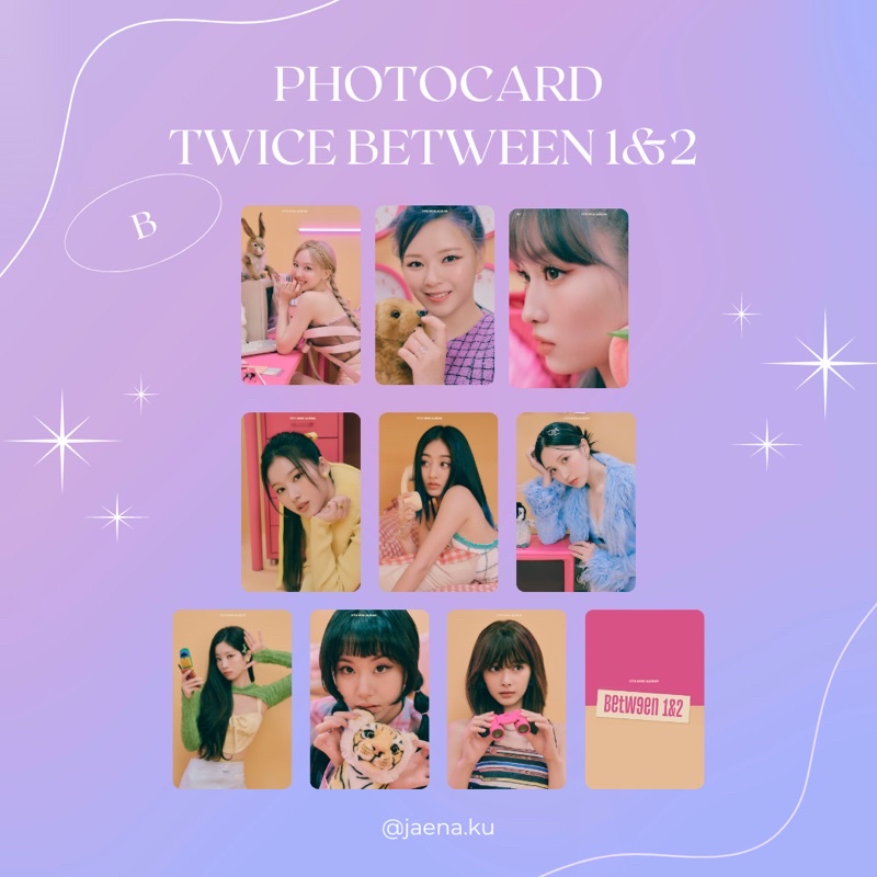 [TWICE] PHOTOCARD TWICE BETWEEN 1&amp;2 ‼️BACA DESKRIPSI‼️