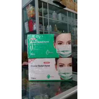 harga murah  Masker  Bedah  Karet 3 Ply Di Malang Shopee 