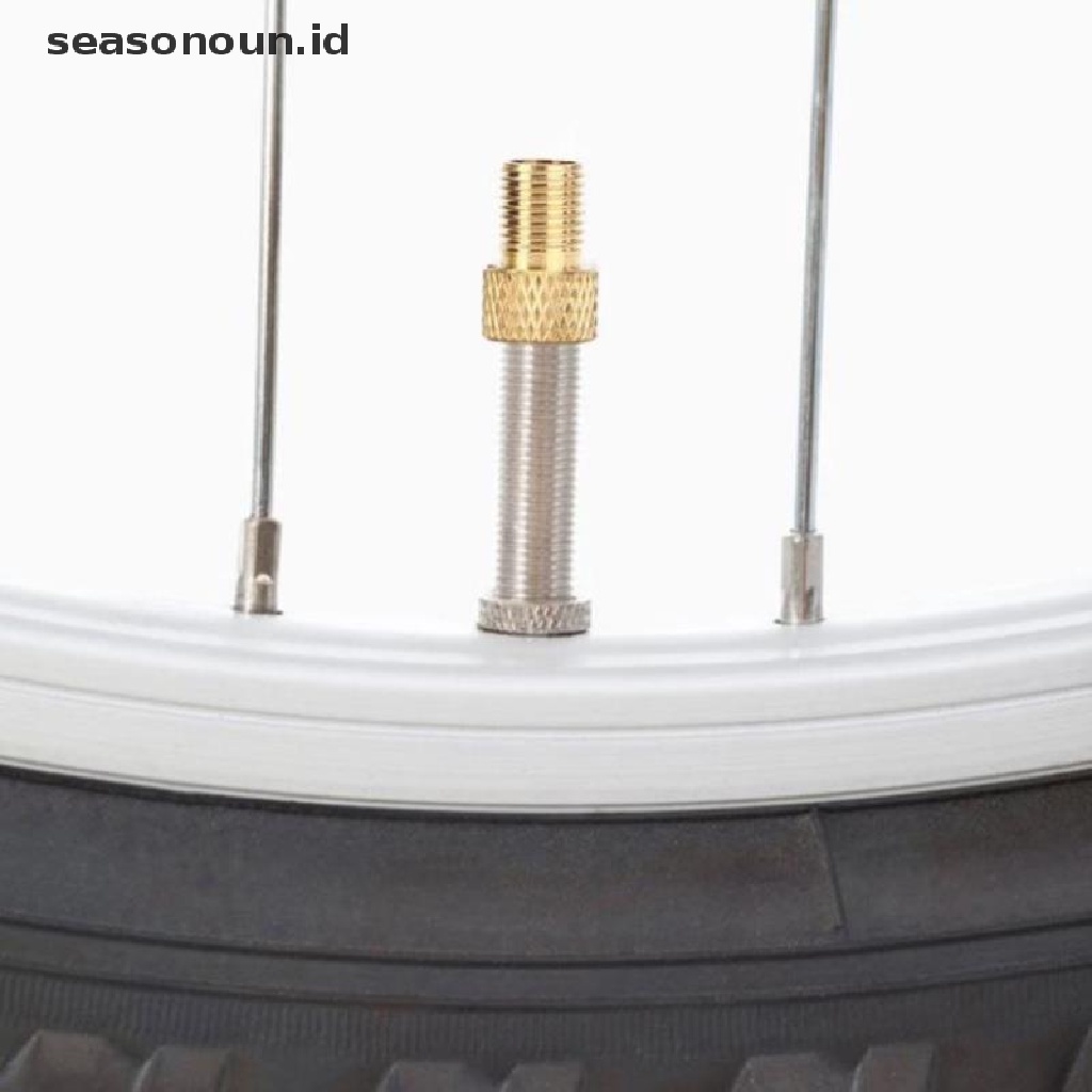(seasonoun) 4pcs Adapter Nozzle Jarum Untuk Pompa Ban Sepeda / Bola Sepak