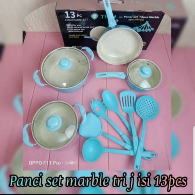 PANCI COOKWARE SET 13 pcs, 15 pcs dan 17 pcs / Panci teflon anti lengket