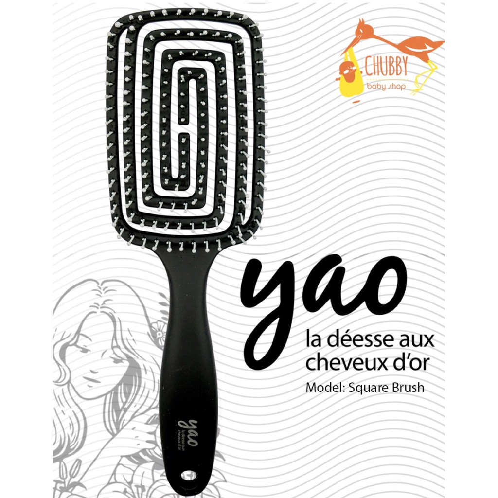 Yao Hair Brush - SQUARE