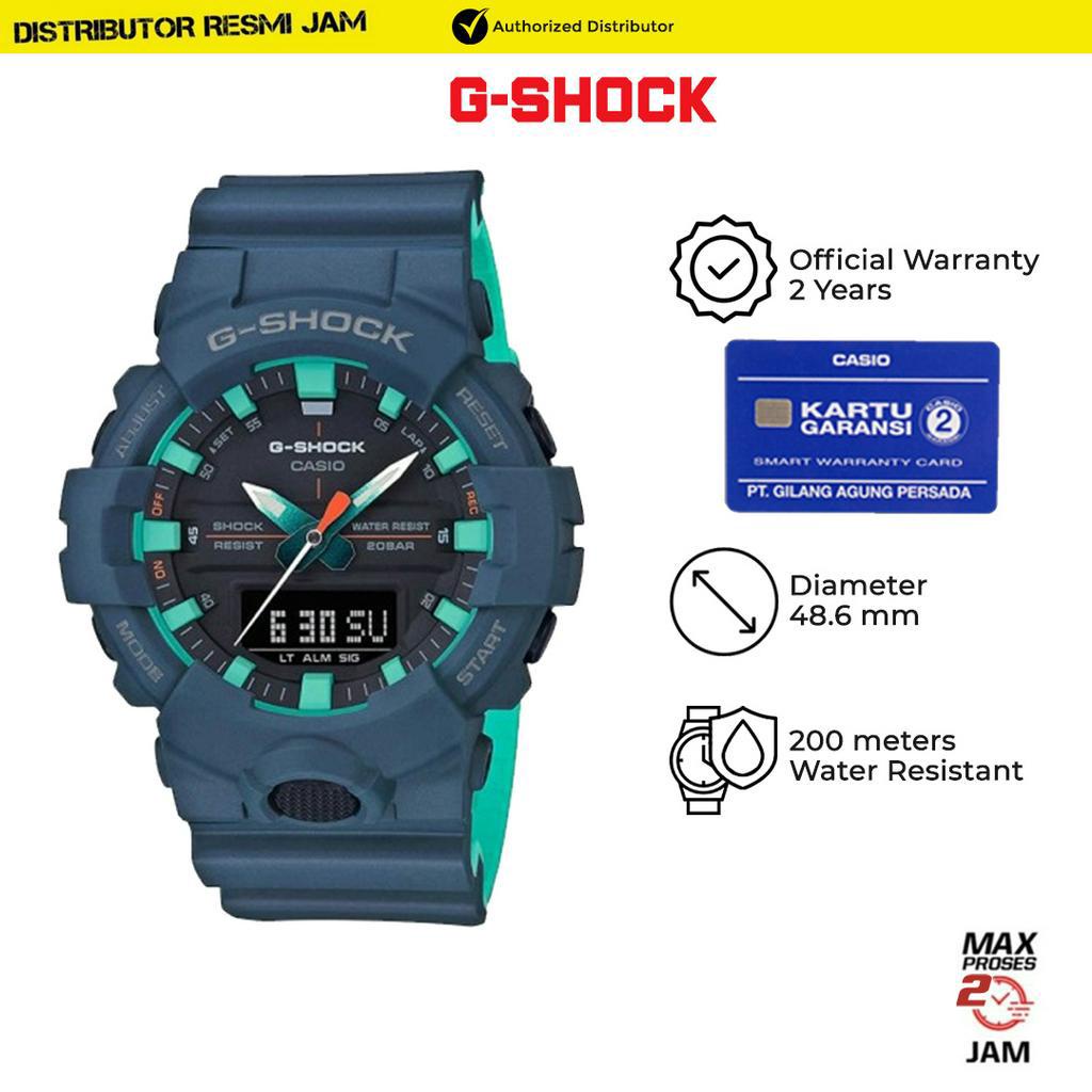 GShock GA-800CC-2ADR GA-800 GA800CC GA800 Garansi Resmi 2 Tahun