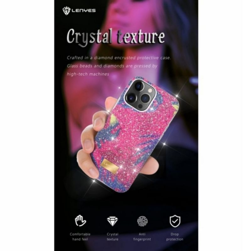 LENYES SUPERIOR CASE IPHONE 11 / 11 PRO / 11 PROMAX GLITTER HARDCASE  - IPHONE 11