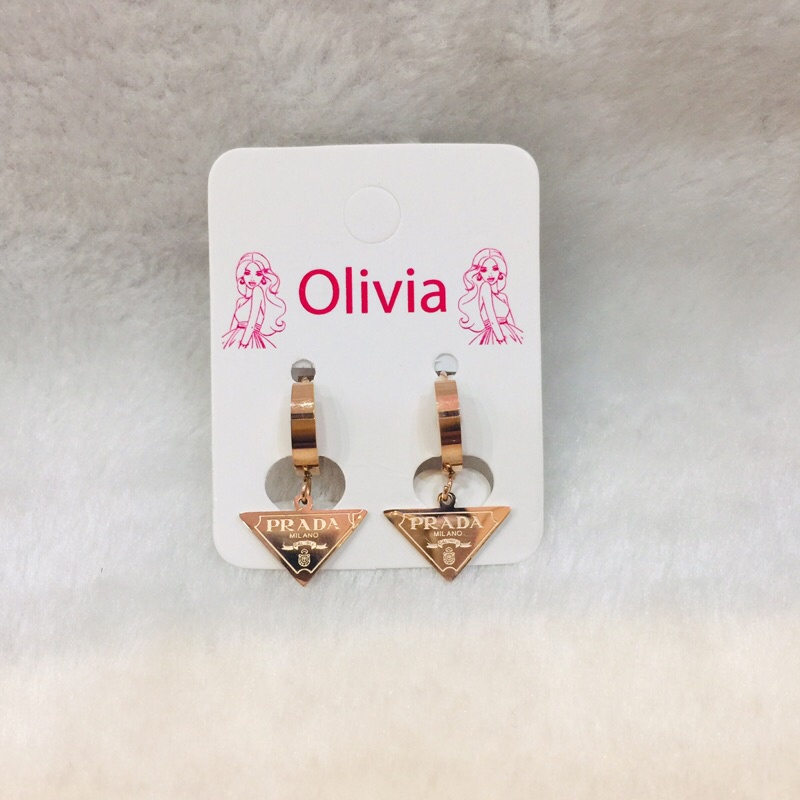 Anting Capit Rose Gold Titanium