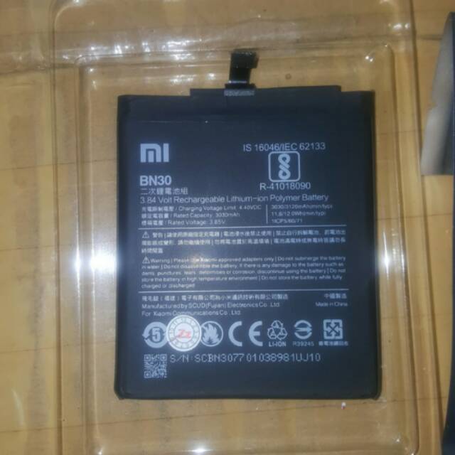 Baterai xiaomi redmi 4A BN30 batre xiaomi redmi