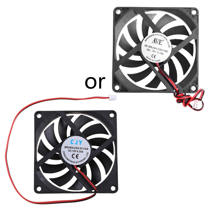 Gro 8010 8CM Untuk DC Brushless Cooling Fan Desktop PC CPU Kipas Pendingin Tambang 12V 260