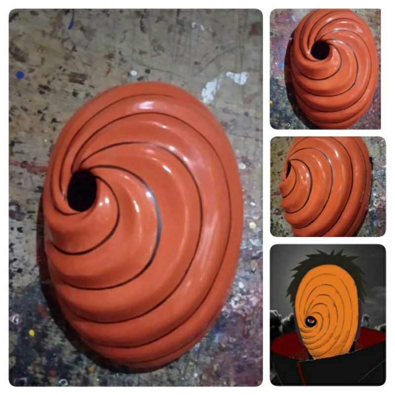 Laris Kostum Cosplay NARUTO Uchiha Tobi Obito Akatsuki Ninja Madara Untuk Pesta Halloween