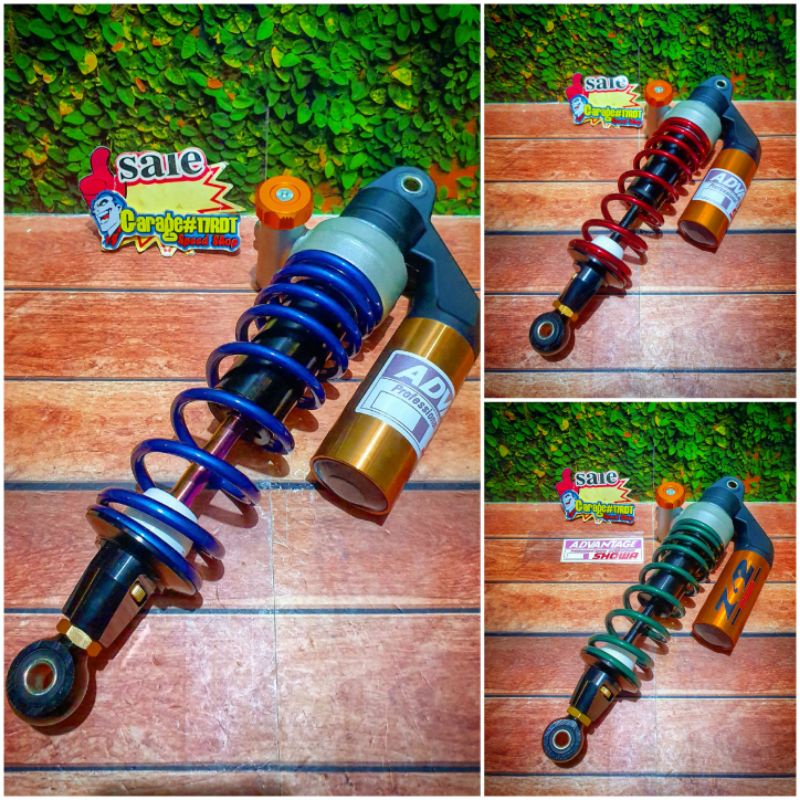 Shockbreaker Showa Advantage CNC Stell Tabung Atas Ukuran 340Mm Anting Bebek Single Matic Original T