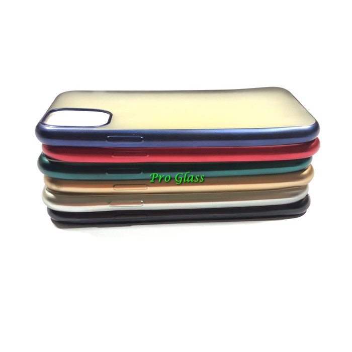 C118 Iphone 11 / 11 PRO / 11 PRO MAX Premium Matte Silicone Chrome TPU Case