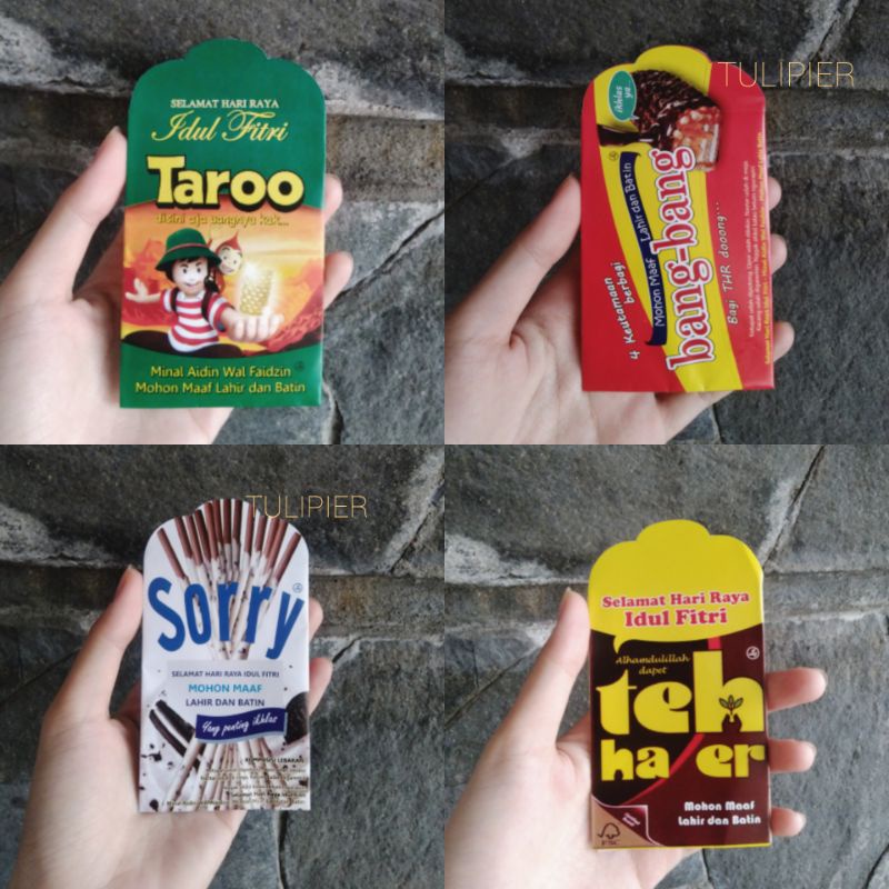 

[isi 10 lembar] Amplop Lebaran Medium / Amplop Motif Bungkus Snack / Amplop Lebaran Unik