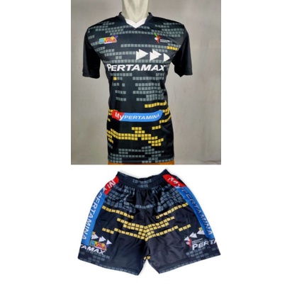 COD setelan baju voli volly jakarta pertamina terbaru 2022 bahan tebal