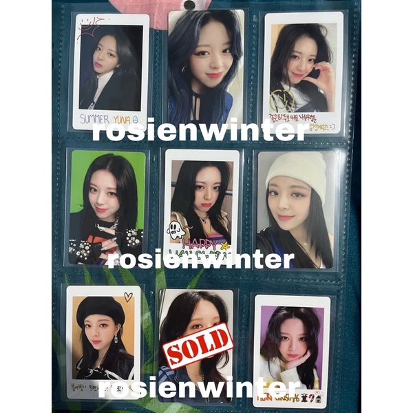PHOTOCARD YUNA ITZY NO BAD DAYS NBD PC POLAROID