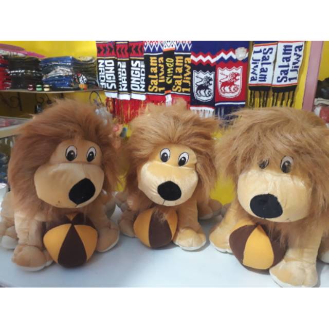 Boneka Arema Singa Duduk