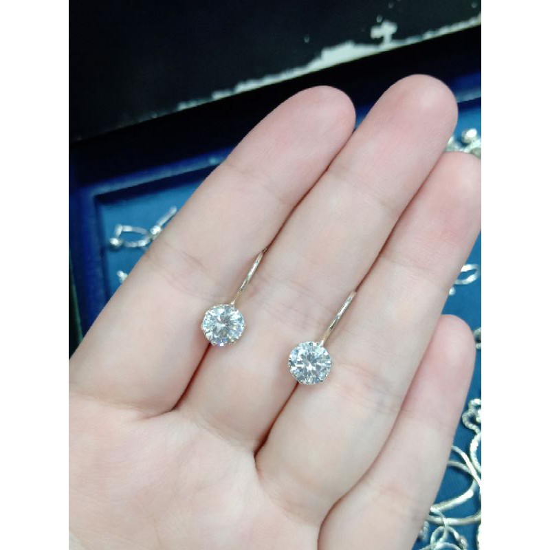 anting kait desy solitaire mp S925