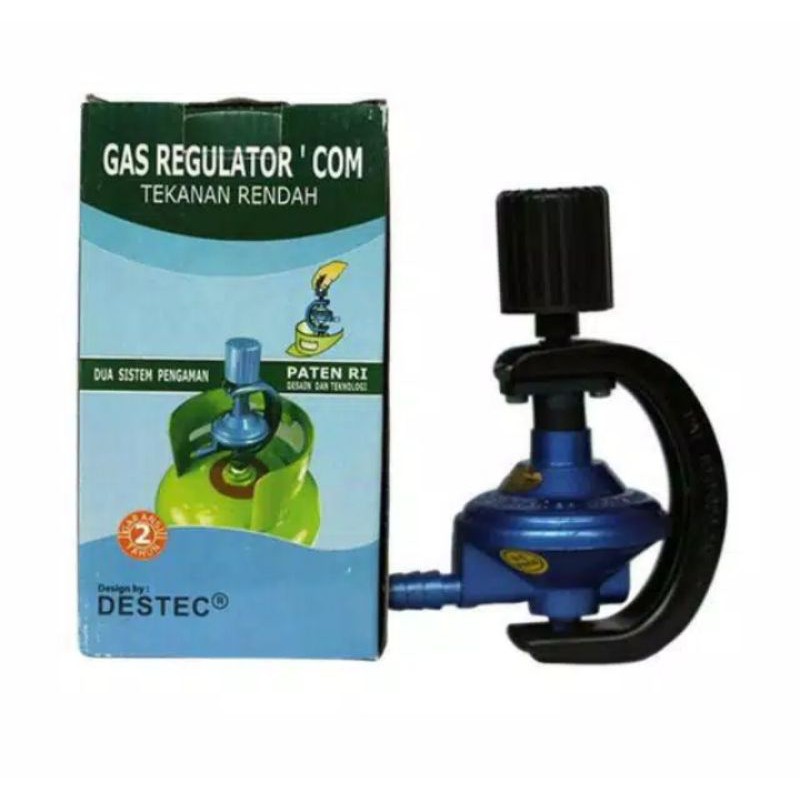Kepala Gas / Regulator Kompor Gas Destec Tekanan Rendah Meter 201M/ Auto 201S / Regulator Gas Bagus / Regulator gas murah bagus