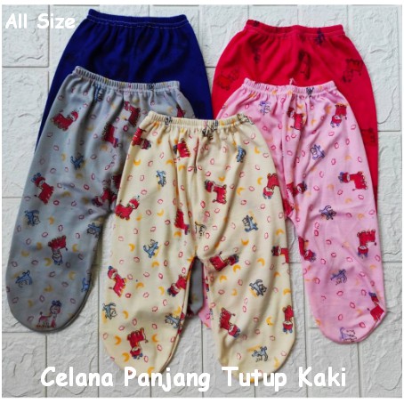 Celana Panjang Buntu Bayi  New Born Full Print