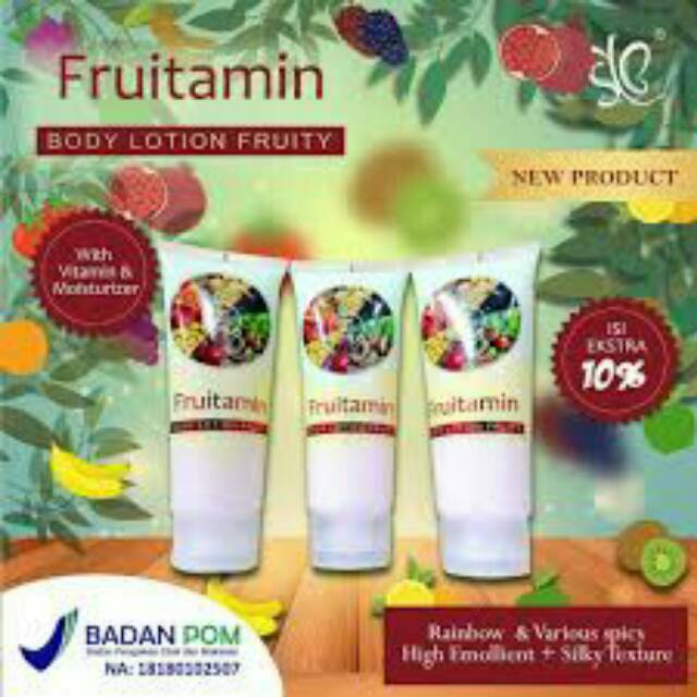 FRUITAMIN LOTION ORIGINAL BPOM / SYB FRUITAMIN LOTION