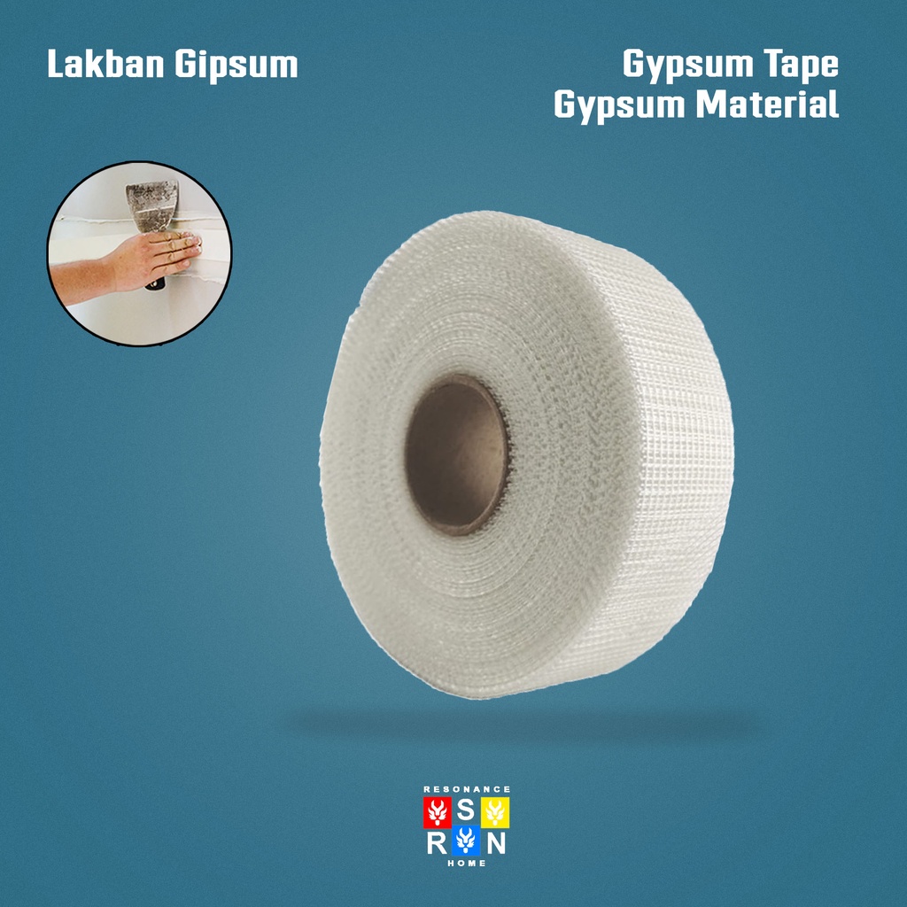 Lakban Gypsum / Gypsum Tape 30mmx40m Resonance Home