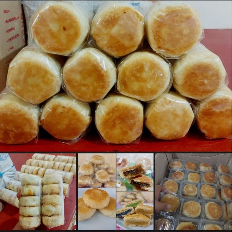 

Bakpia mini... home made... 4 varian rasa nanas, pandan, original, hitam 1 rool/ gulung 250 gr bisa mix rasa