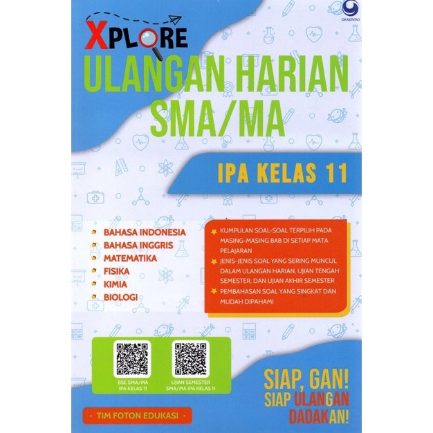 

XPLORE ULANGAN HARIAN SMA / MA IPA KELAS 11 Star Seller Termurah