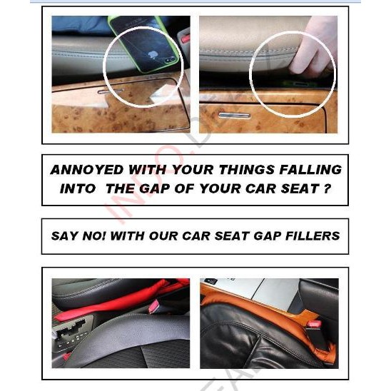 Travelmate PROMO! SARUNG COVER SEAT BELT CAR SEAT GAP FILLER UNTUK MOBIL ANDA