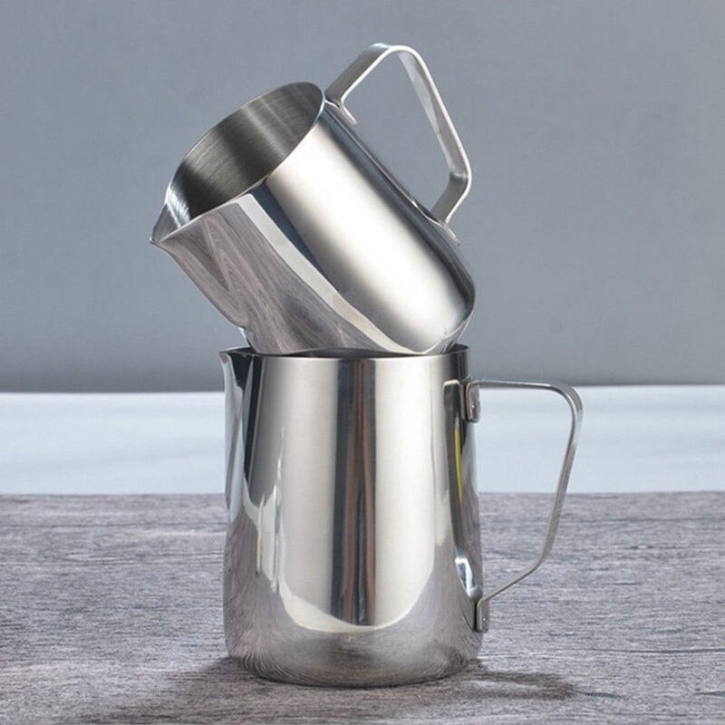 Milk Jug Lancip Gelas Picther Pitcher Stainless Kopi Susu Latte