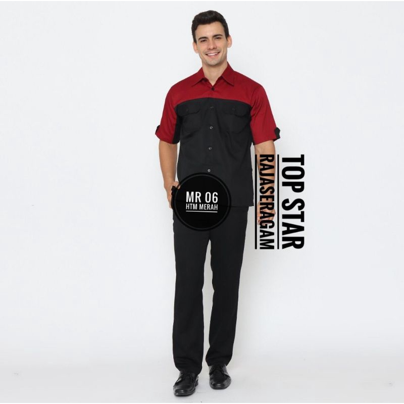 MR 04 06 Baju Kemeja Seragam Hem Werpak Kantor Dinas Lapangan PDL Outdoor