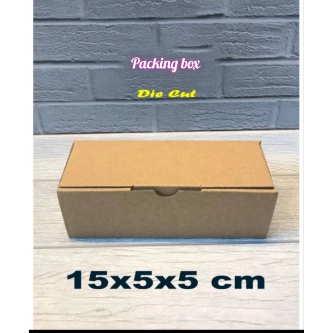

Kardus uk.15x5x5 cm box/karton die cut untuk packing dll