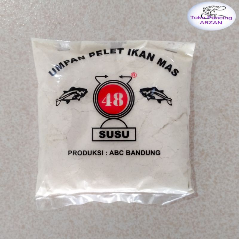 Umpan Pelet Ikan Mas 48 Susu