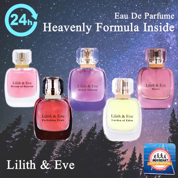 LILITH AND EVE Eau De Parfume EDP Perfume - Parfum Fragrance Minyak Wangi Kulit Badan Tangan Leher Pakaian Tahan Lama