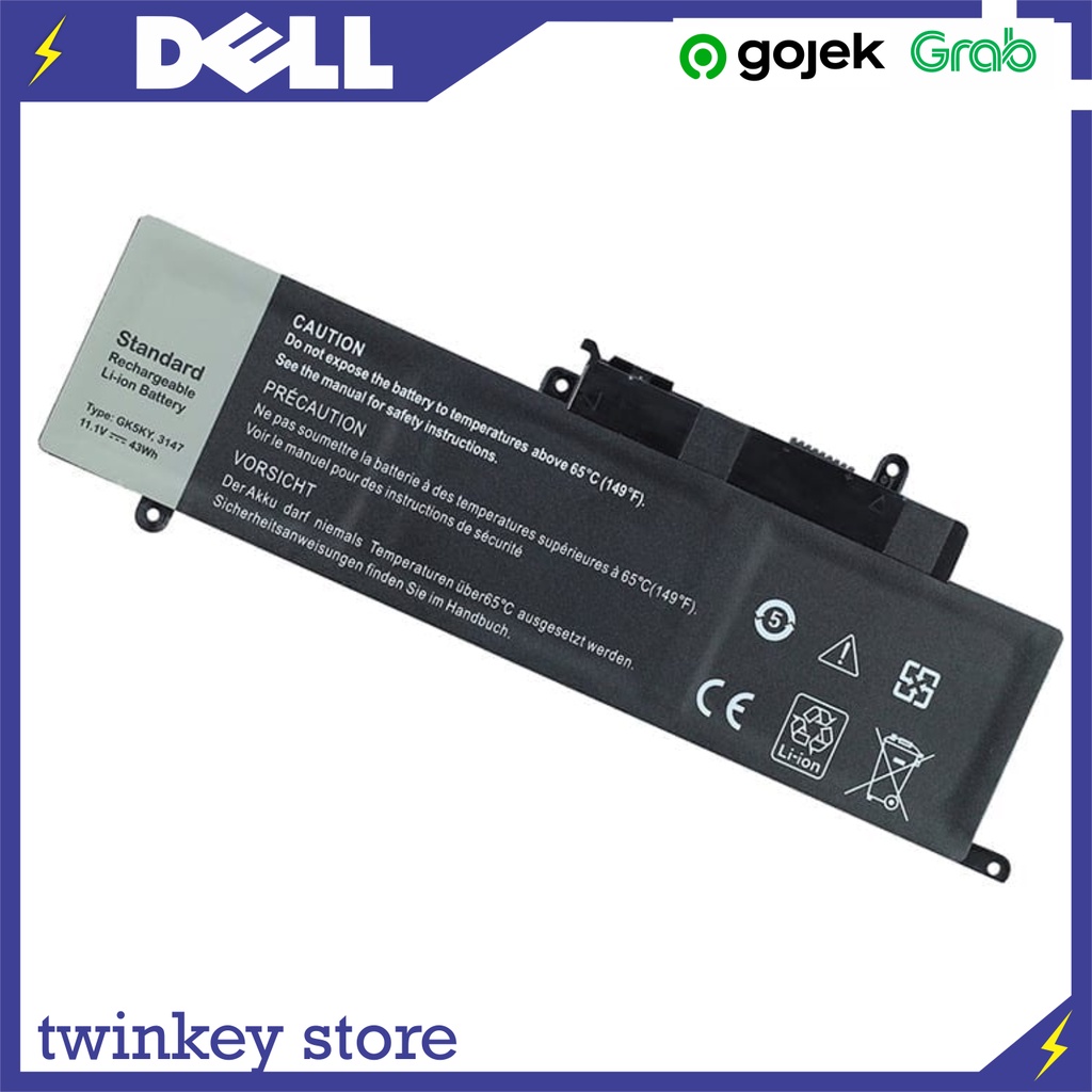 Battery Dell Inspiron 11 3147, 3148 - 13 7347, 7348 GK5KY