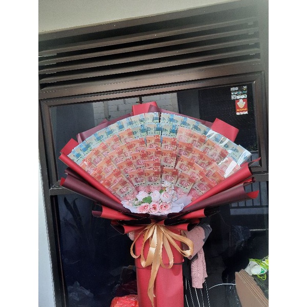 READY PO H+1 money Bouquet / isi 400K-2,5JT/ Bouquet wisuda/ Buket uang / Buket lamaran RE2100
