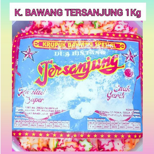 

Kerupuk Bawang Tersanjung Mentah 1Kg