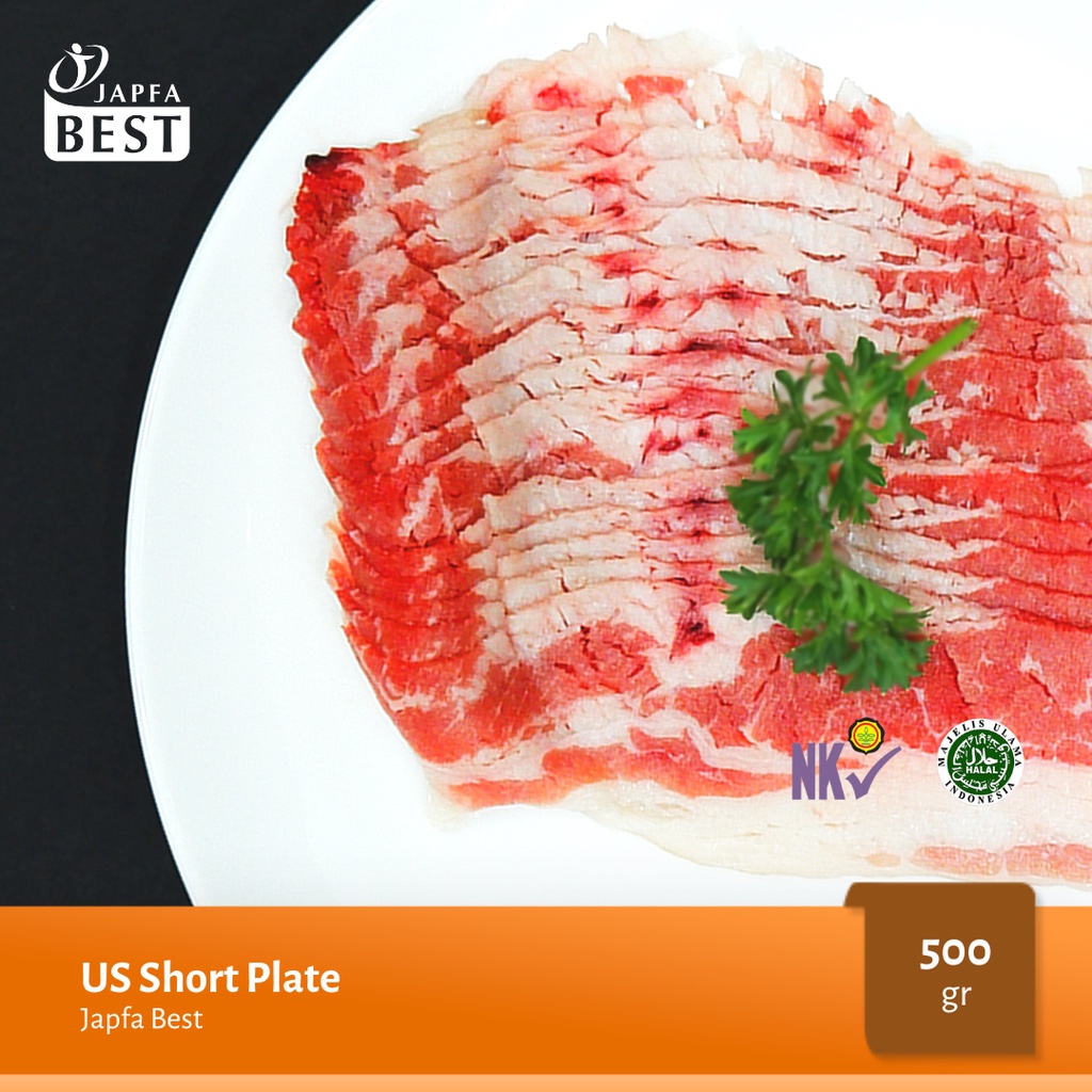 Daging Sapi US Shortplate Beef Slice 500 gr