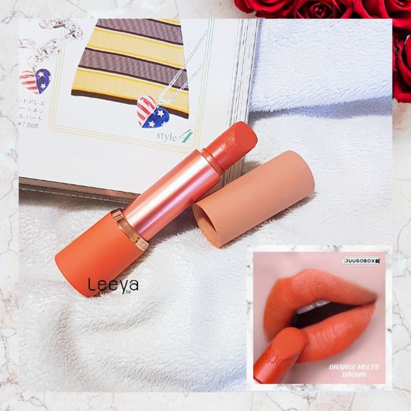 PRELOVED 70% - ESPOIR Lipstick No Wear Gentle Matte Orange Meets Brown Import Korea