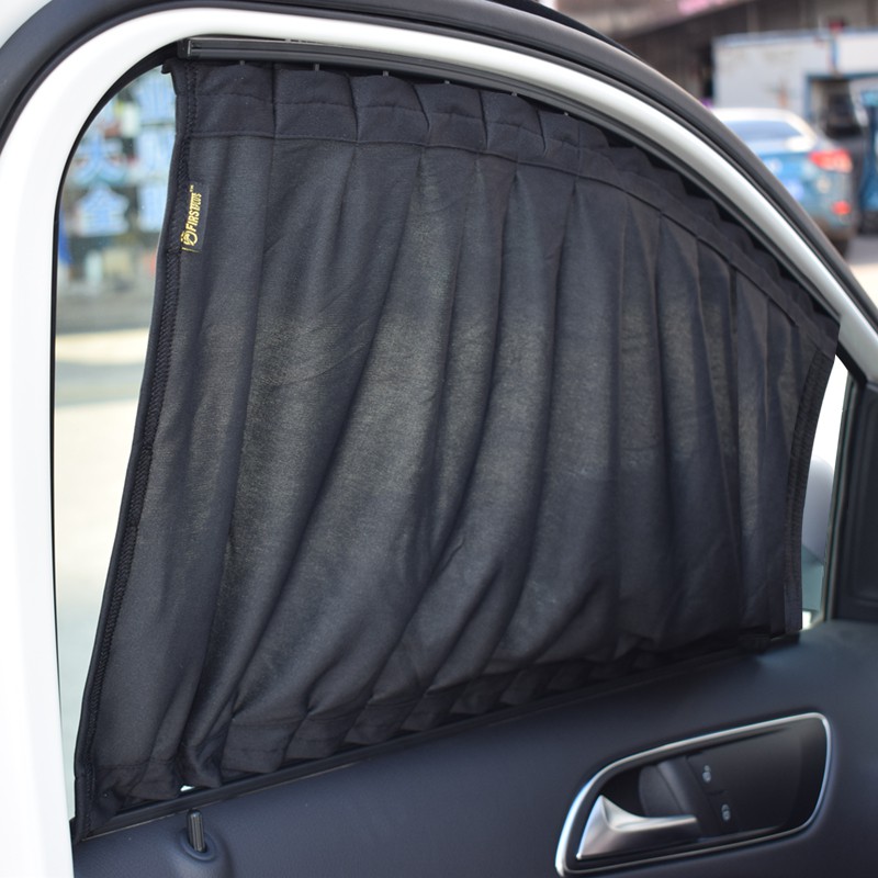 Pelindung Panas Tirai Tabir Surya Kaca Mobil Anti UV - 70S - Black