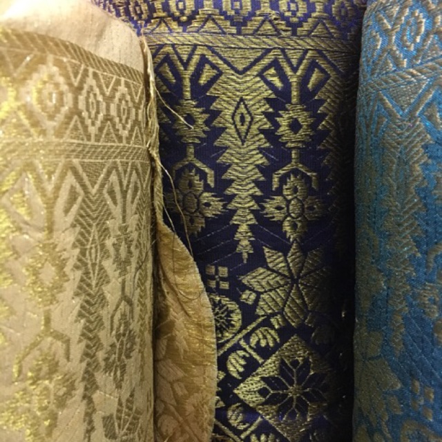 Songket mesin motif palembang  lebar kain  1 2m Harga  