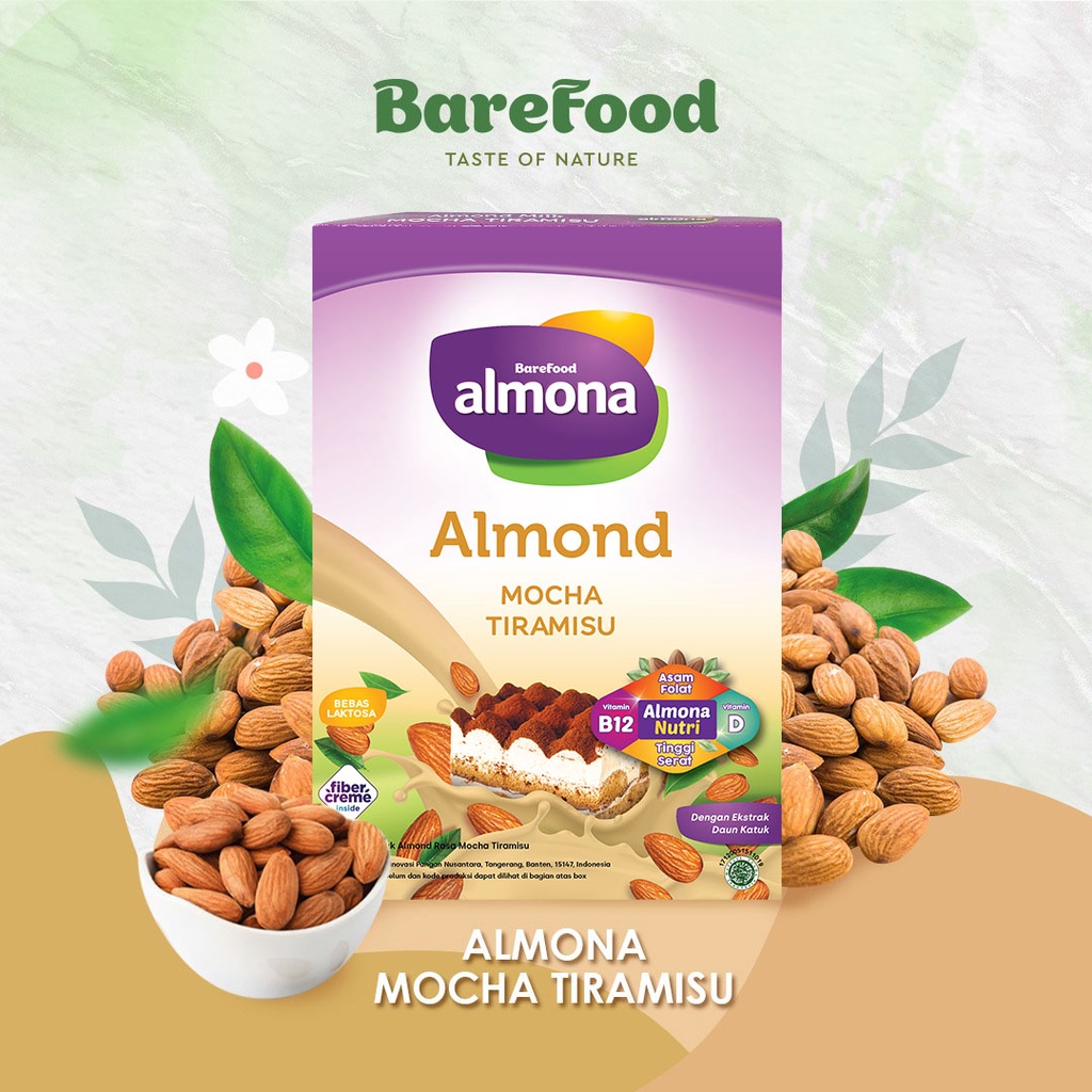 Almona Susu Almond (Pelancar Asi) Booster Bumil Busui Daun Katuk