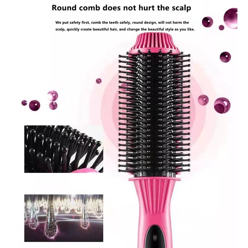 Nova Catok Sisir Pelurus Rambut - Catokan Rambut 2 in 1 Blow Mini