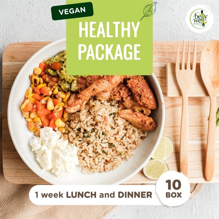 

Bellywell Vegan Healthy 1 Week Lunch & Dinner