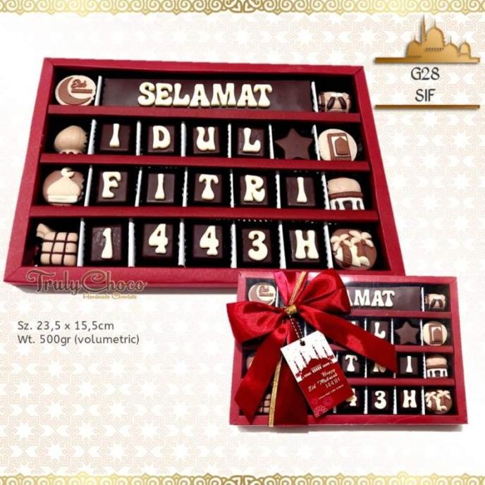 

Hampers Lebaran Idul Fitri 1443H 2022 Coklat Trulychoco G28 Holomart84
