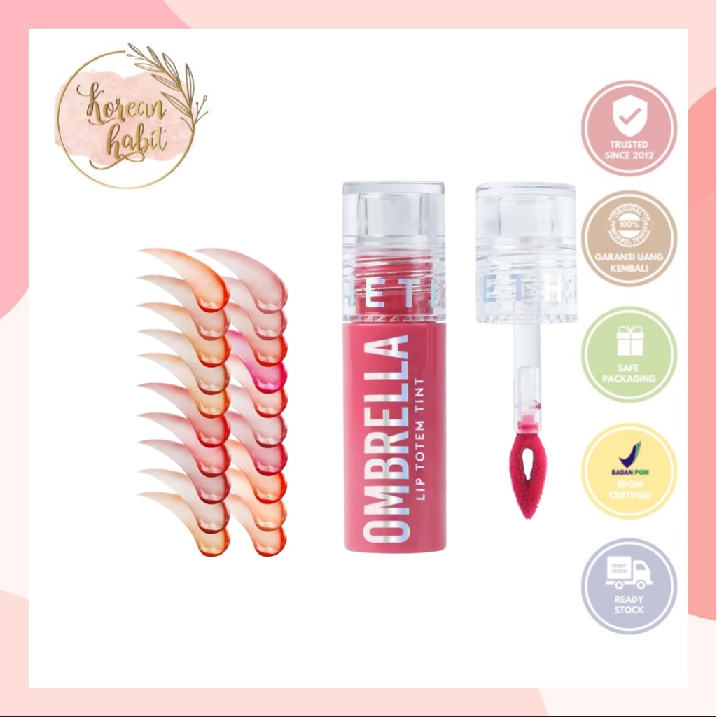 [100% ORIGINAL] 29 SHADES - SOMETHINC OMBRELLA LIP TOTEM TINT // LIP TINT PLUMPY LIPS MLBB MY LIPS B