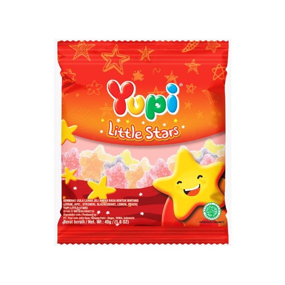 

Yupi Candy Gummy Little Stars 45G