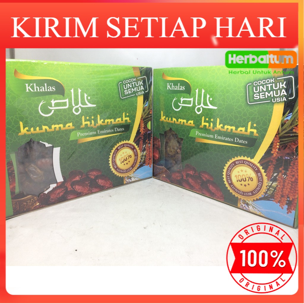 

GROSIR Kurma Lembut Khalas Hikmah - Kurma Khalas Hikmah 1 karton
