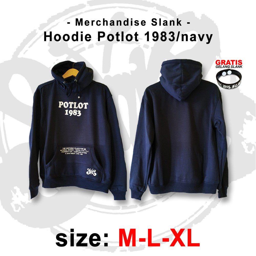 POTLOT 1983 - NAVY - SWEATER HOODIE - SWEATER SLANK - JAKET SLANK - TAMPIASIH STORE