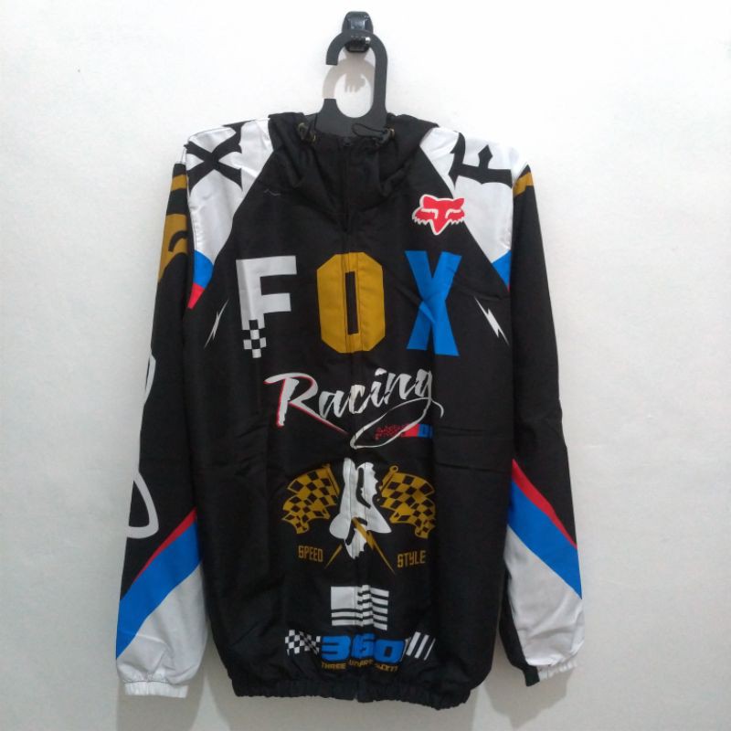 JAKET PARASUT RACING TRAIL GOWES RUNNING FOX