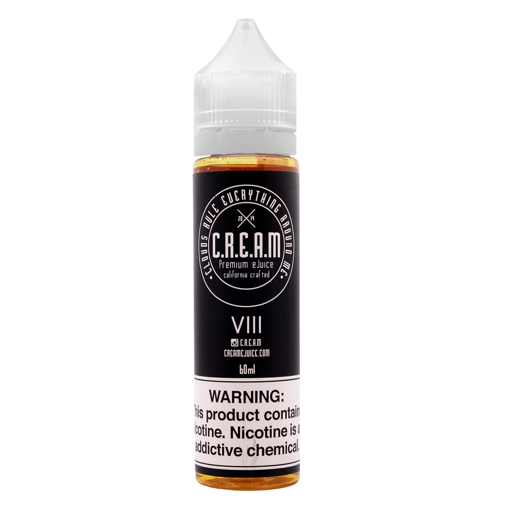 CREAM VIII E-Liquid 60ML 3MG  [ vape / rokok elektrik ]