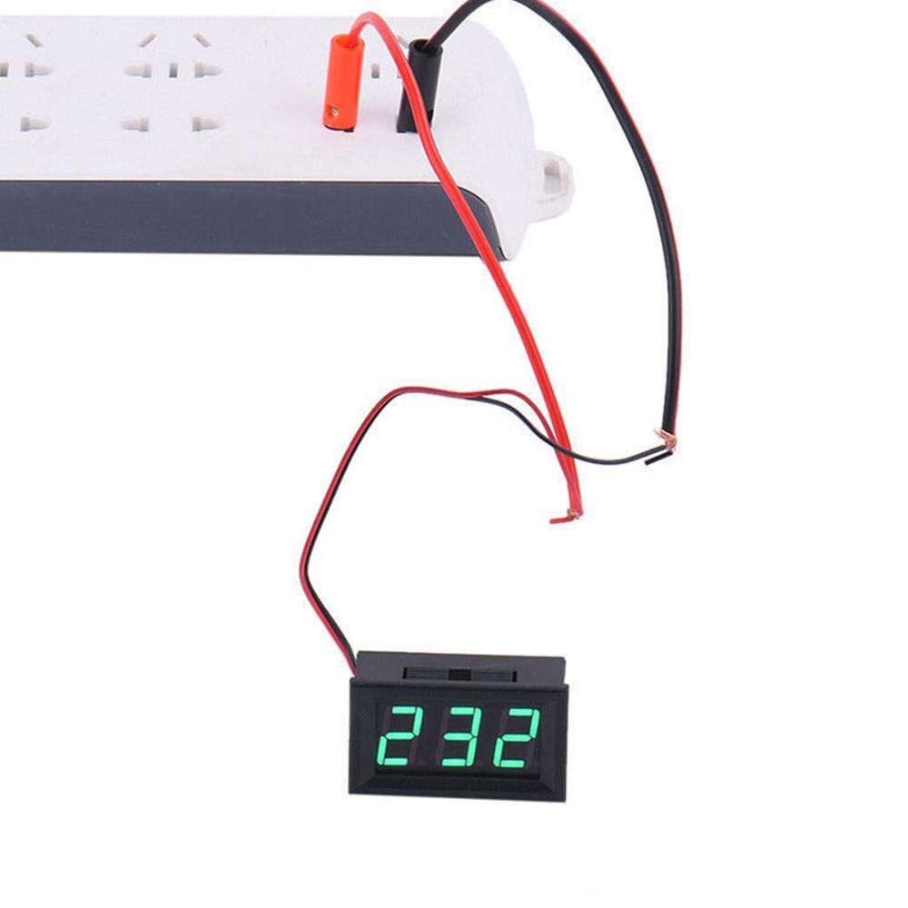 LED Digital Voltmeter Voltage Meter AC 75V - 300V