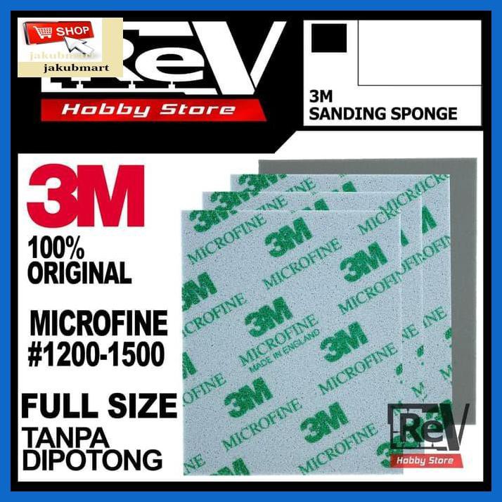 E667Red- Sanding Sponge 3M Microfine Amplas Model Kit Gundam Military T7Rujr6-